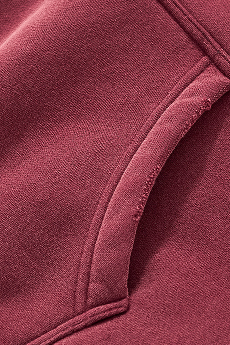 Unisex Boxy Heavyweight Washed Print Hoodie