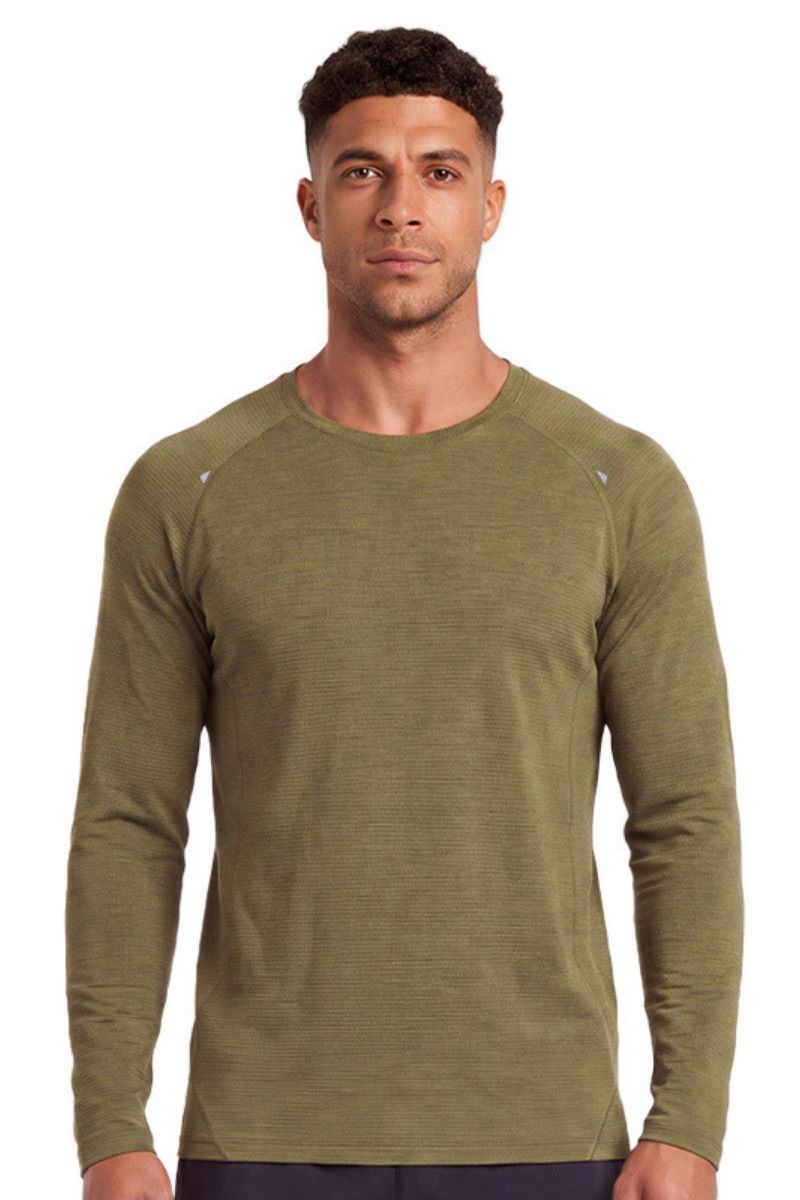 Men's Fall Long Sleeve Outdoor Athletic T-Shirt