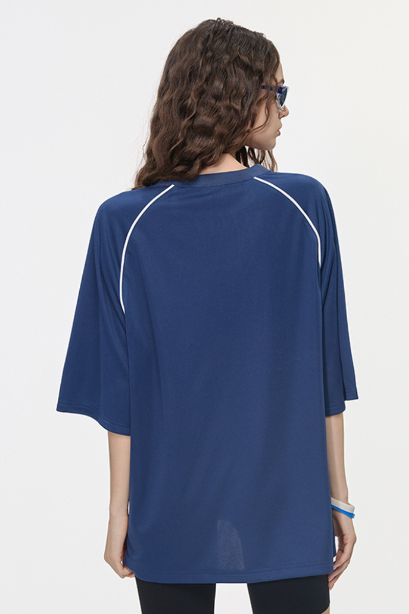Women's 150g Quick Dry Oversized Multicolor T-Shirt