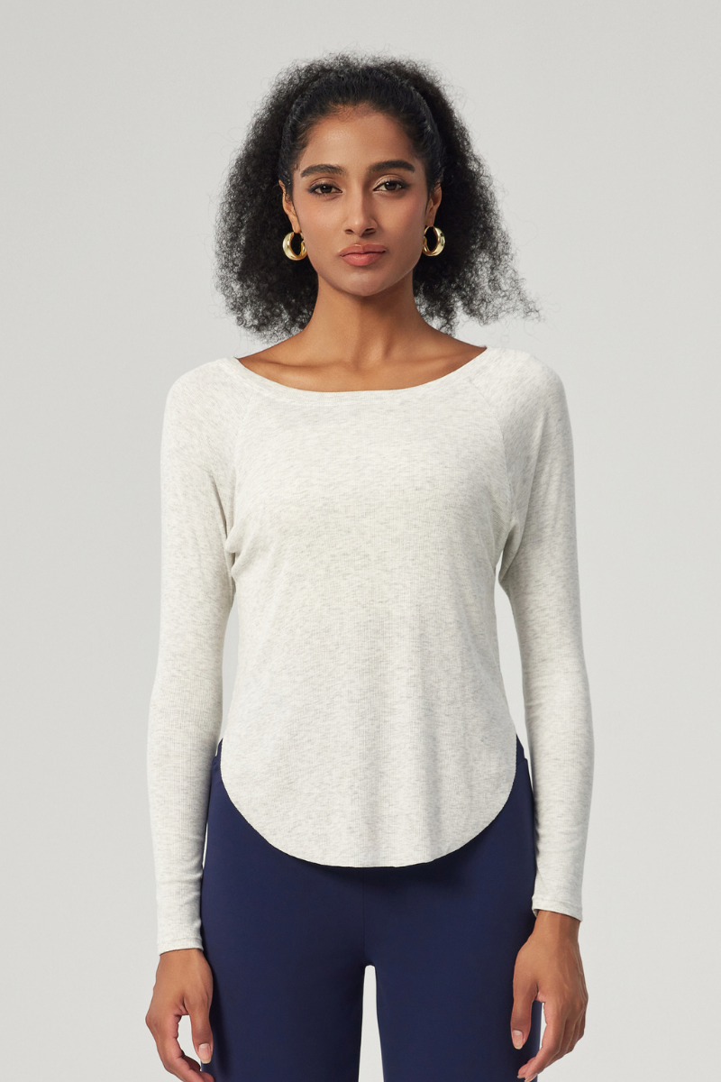 Women's Modal Round Neck Long Sleeves Top