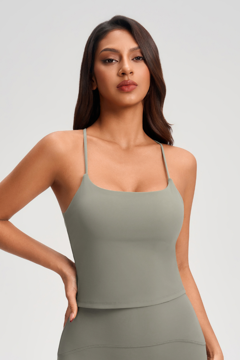 Women's Crisscross Back Athletic Tank Top