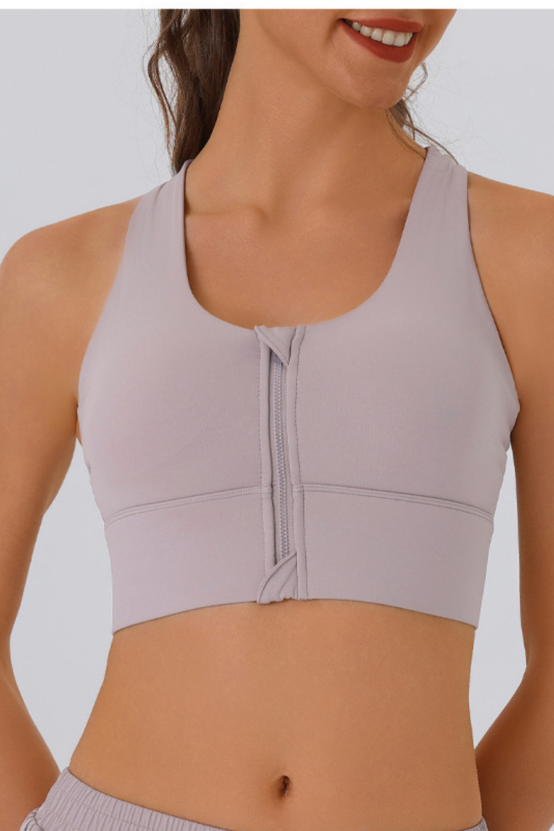 High-Impact Racerback Running Sports Bra