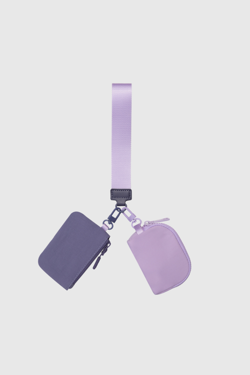 Color Collision Portable Wrist Bag Storage Small Bag