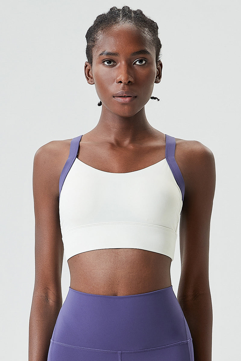 Full coverage with wide straps Sports bra