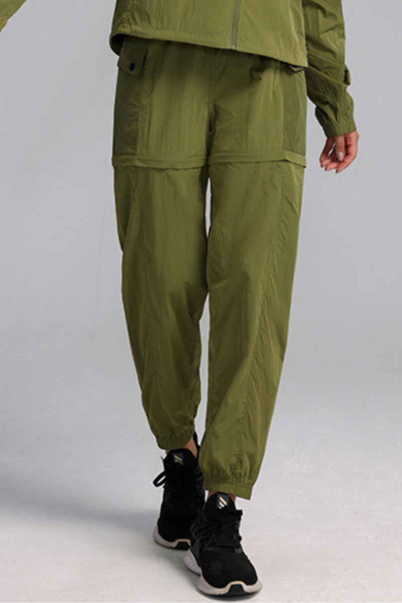 Women's Convertible 2-in-1Quick-Dry Drawstring Cargo Pants