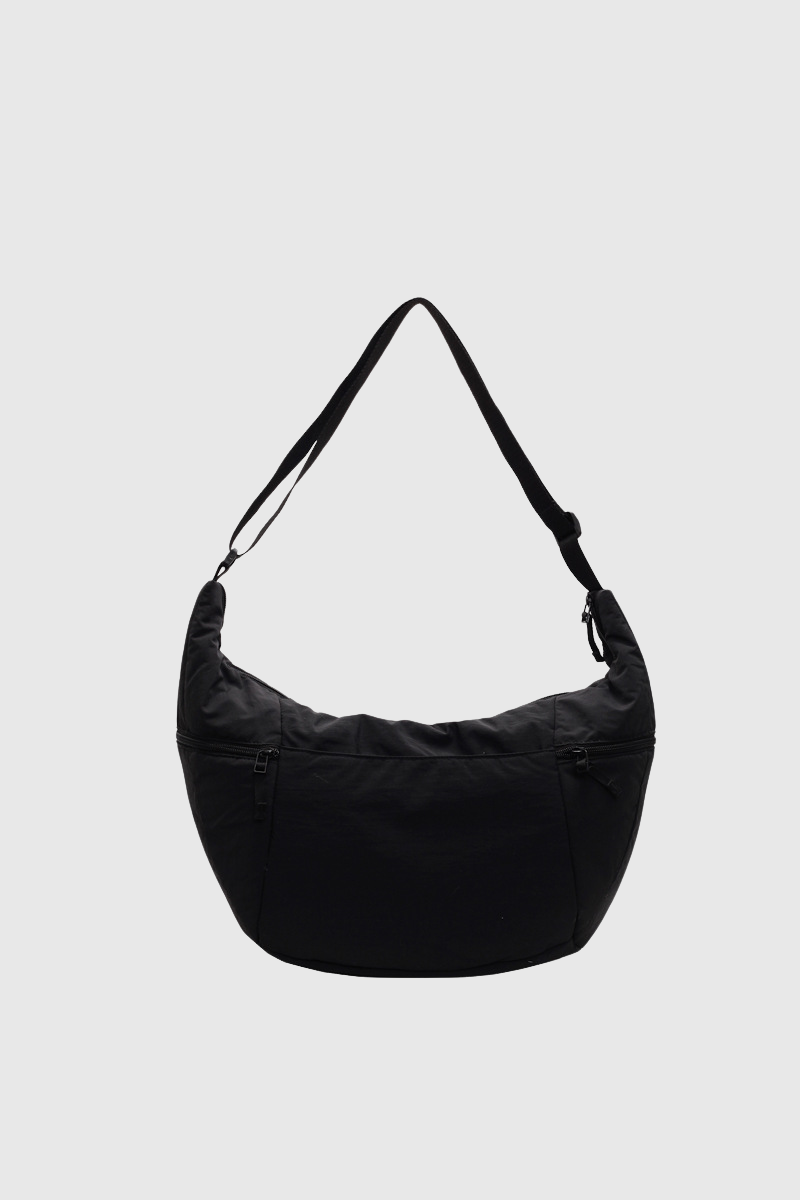 Fashionable Nylon Dumpling-Shaped Sports Crossbody Bag