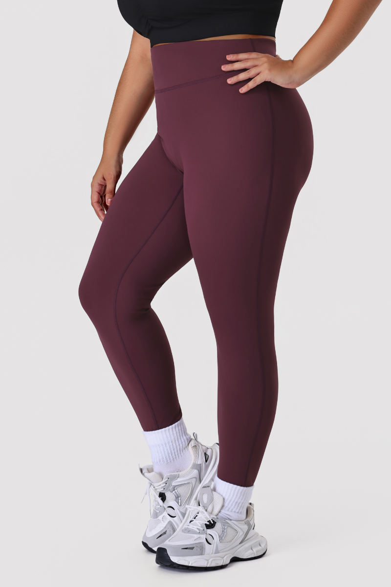 Plus Size Women's High-Waist Butt-Lifting Yoga Leggings