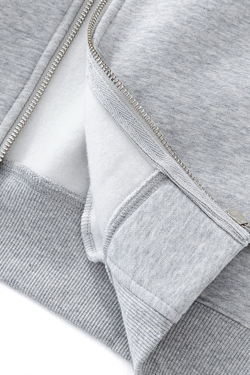 Unisex Cleanfit Fleece Zip-Up Jacket