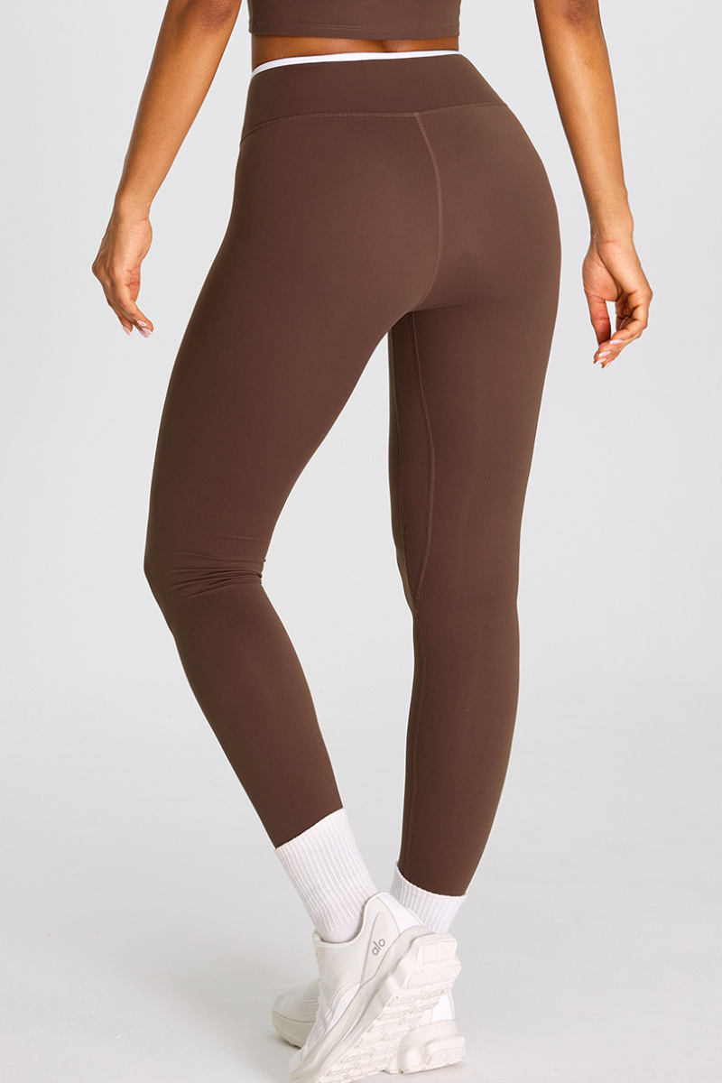 Women's Athletic Cross-Waist High Stretch Yoga Leggings