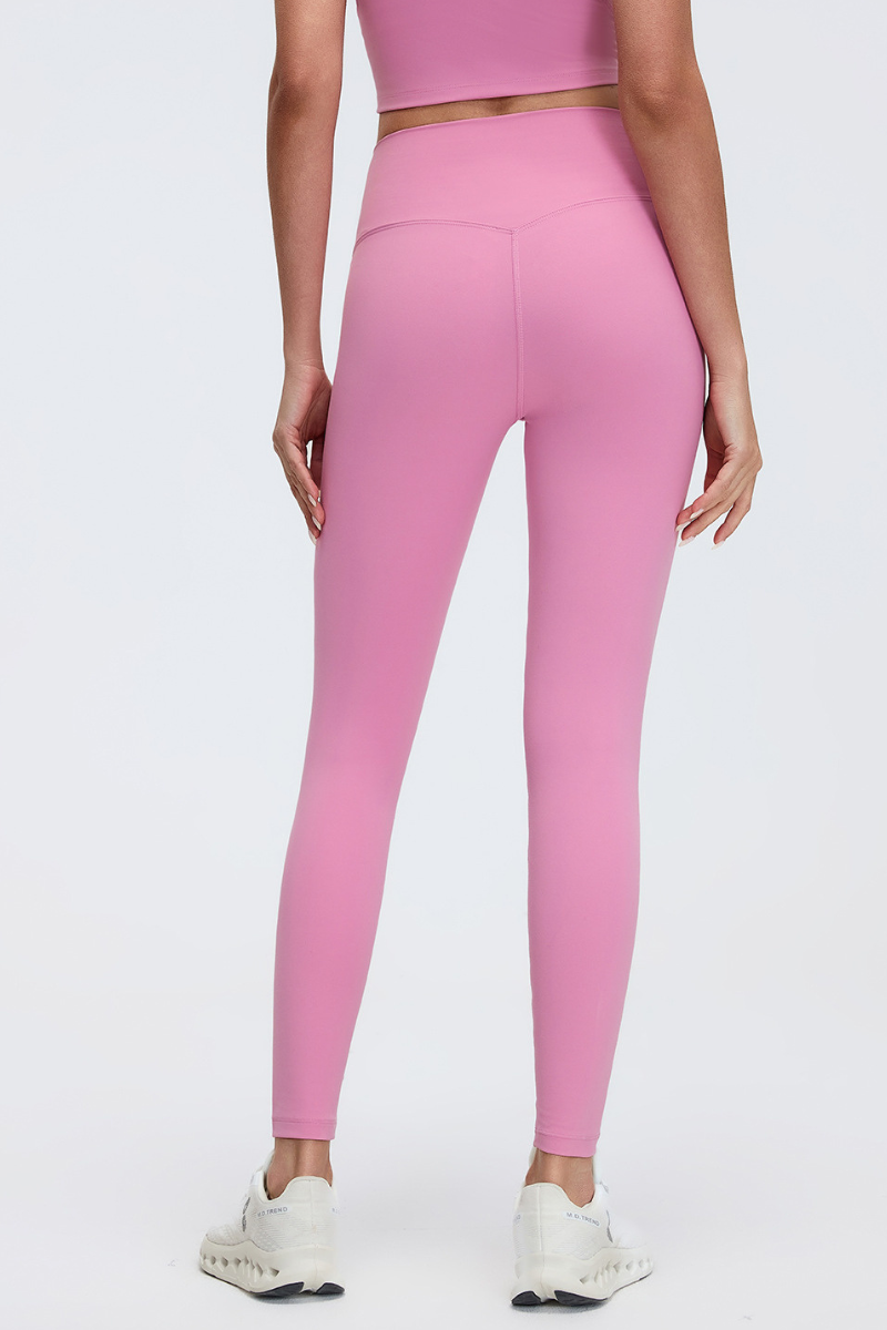 Women's Bare Feel Seamless Front Shaping Sports Leggings