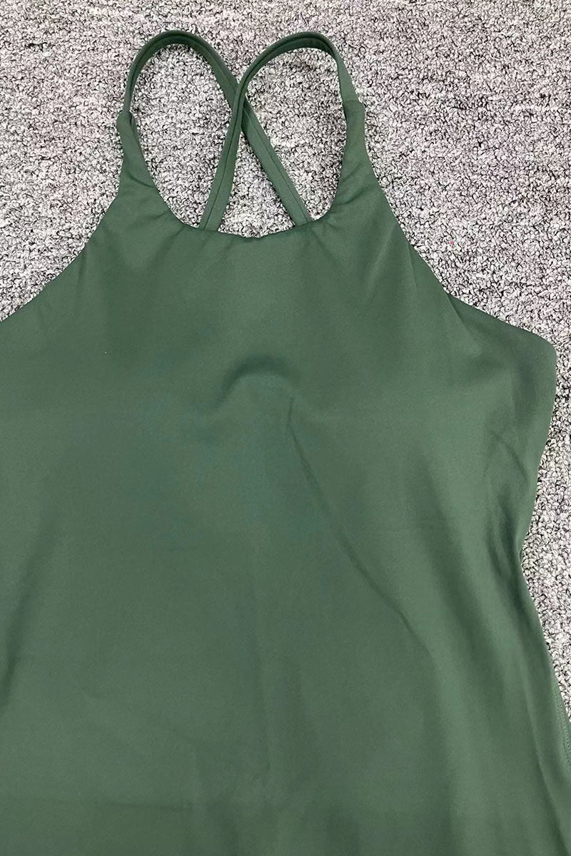 Women Adjustable Straps Beauty Back Slightly Peach Hip Sports Fitness Yoga Bodysuit