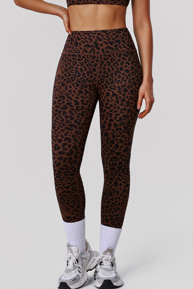Women's Leopard-Print High-Waist Butt-Lifting Leggings