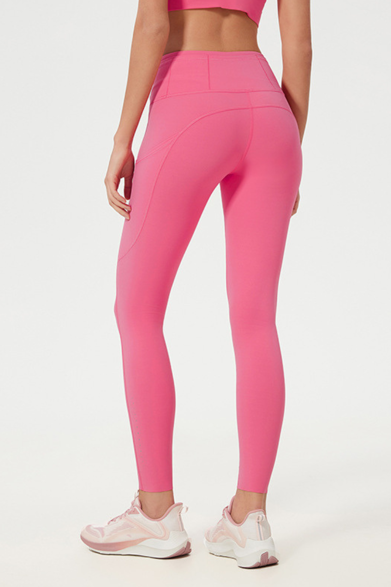 Women's High Waist Tummy Control Side Pocket Yoga Leggings