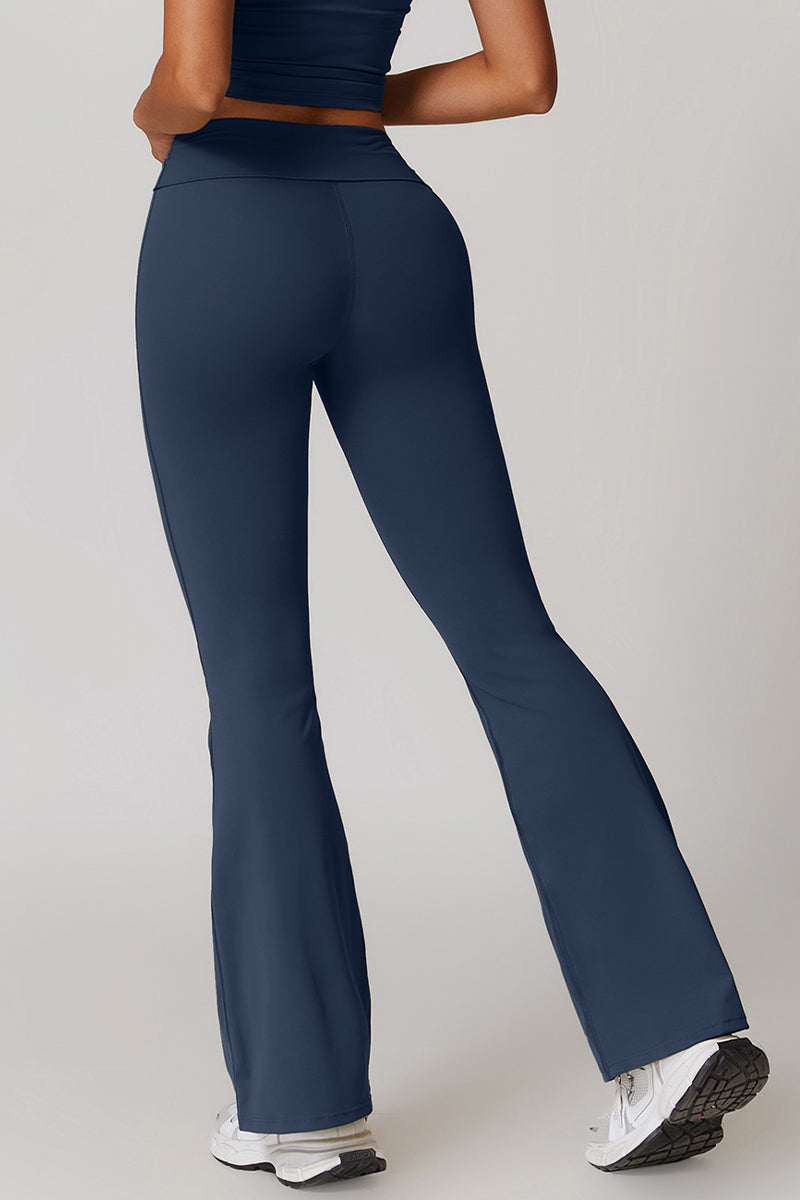 Women Fold Over Flare Pants