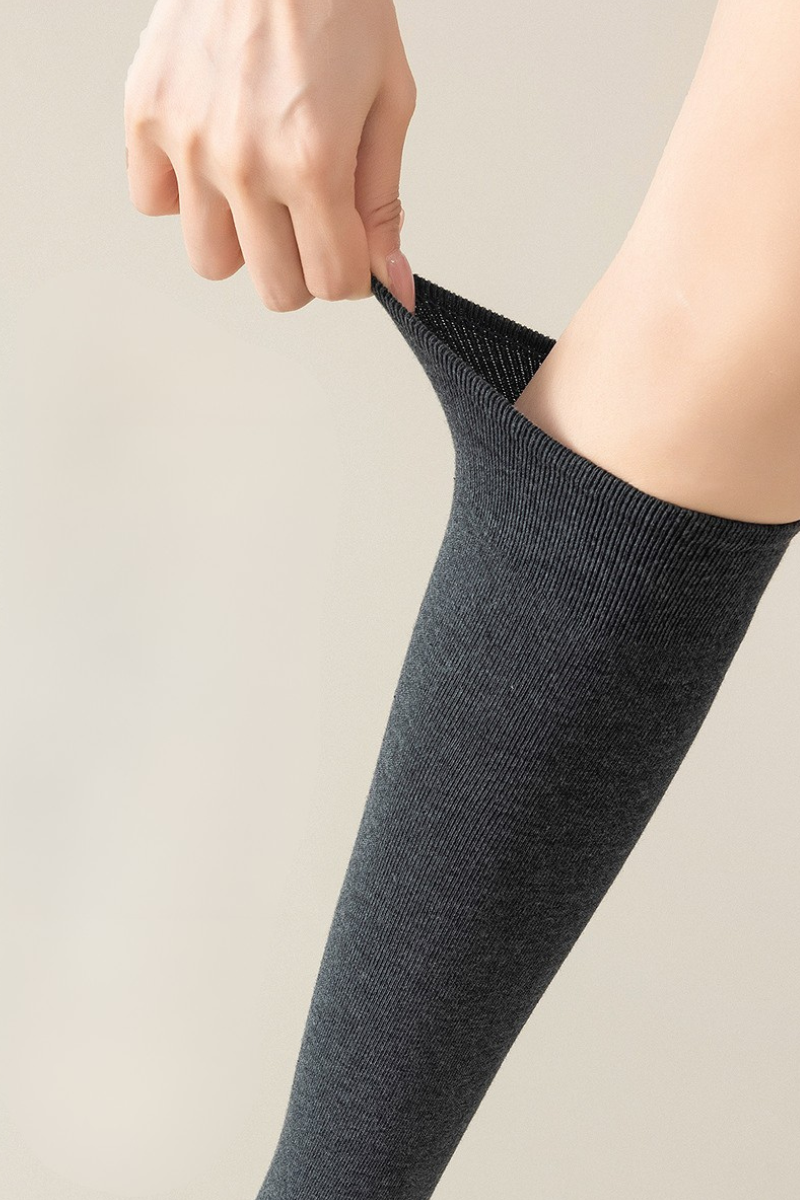 Women's  Breathable Five-Toe High-Top Cotton Yoga Socks