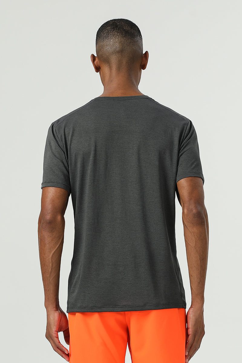 Men Custom Breathable Quick-Dry Round Neck Lightweight Outdoor Cycling Sports Short Sleeve T-Shirt