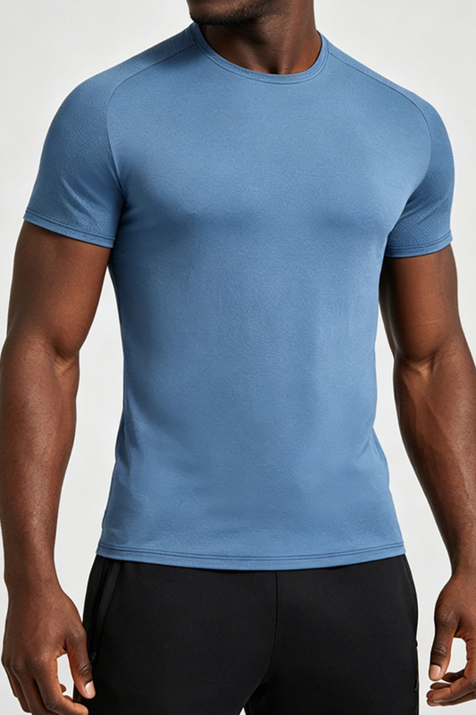 Men's Summer Round Neck Comfortable Quick-Dry Sports Tee
