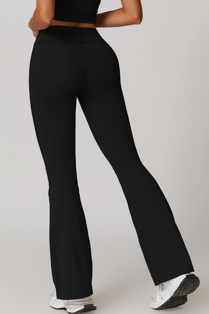 Women Fold Over Flare Pants