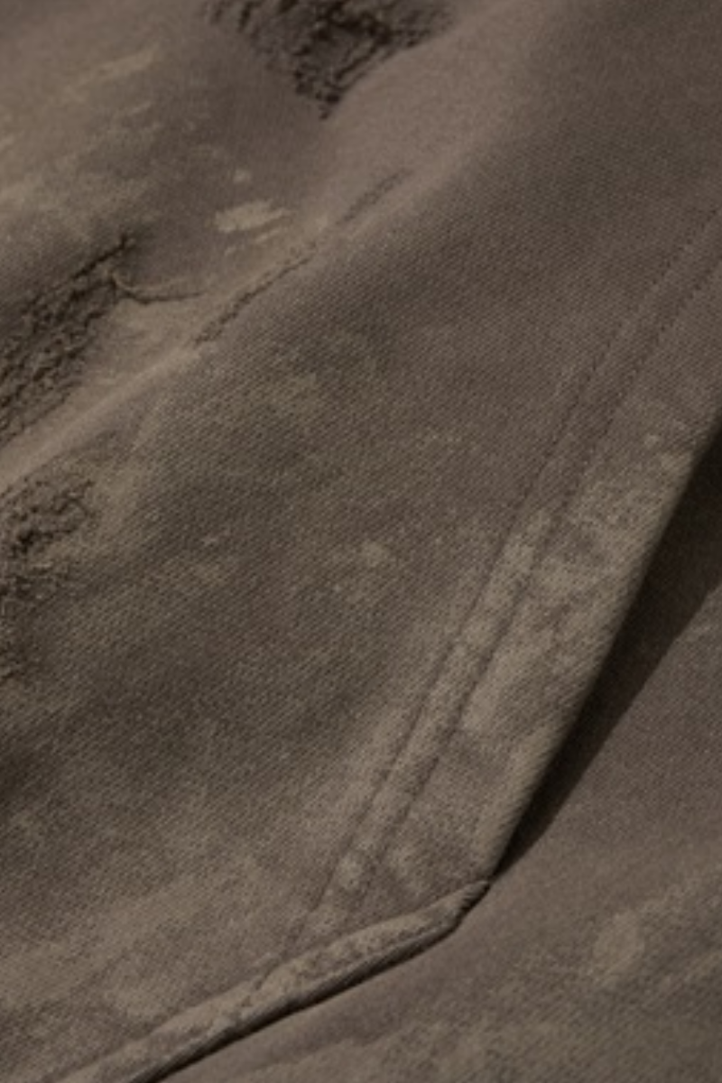 Unisex Vintage Fall Set: Washed Hoodie & Wide-Leg Sweatpants