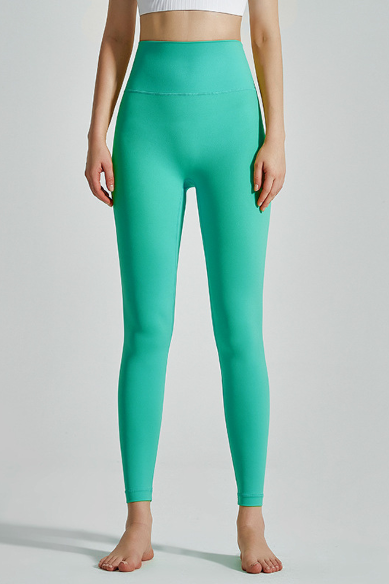 Women's High-waist shaping Tucking Nine-inch Leggings