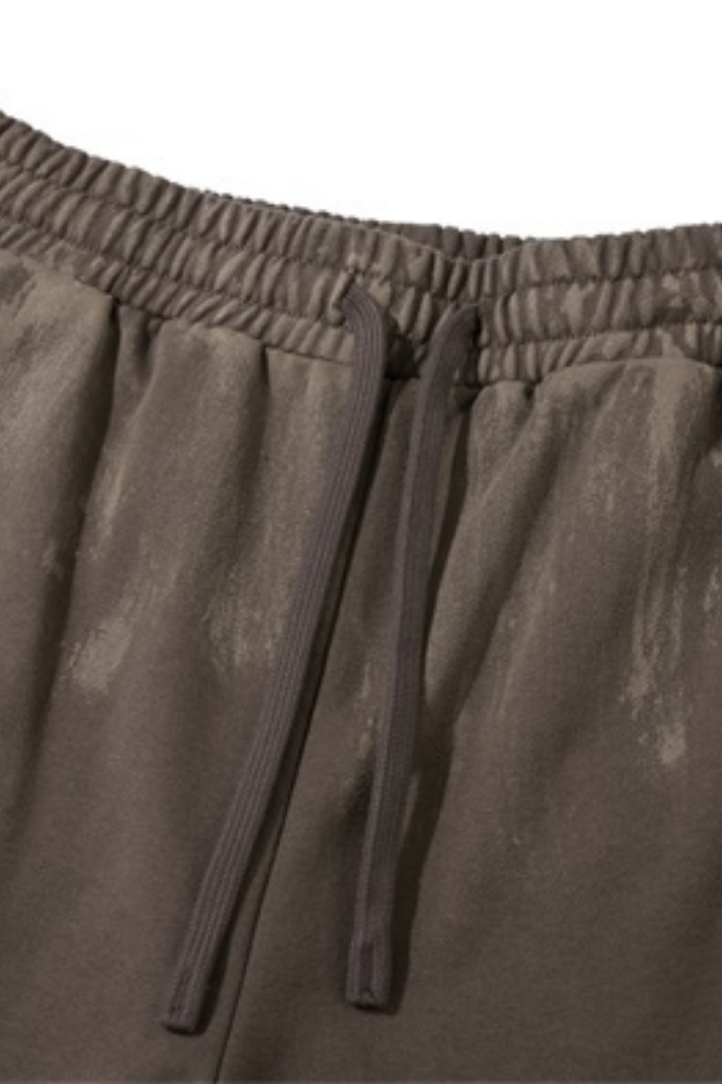 Unisex Vintage Fall Set: Washed Hoodie & Wide-Leg Sweatpants