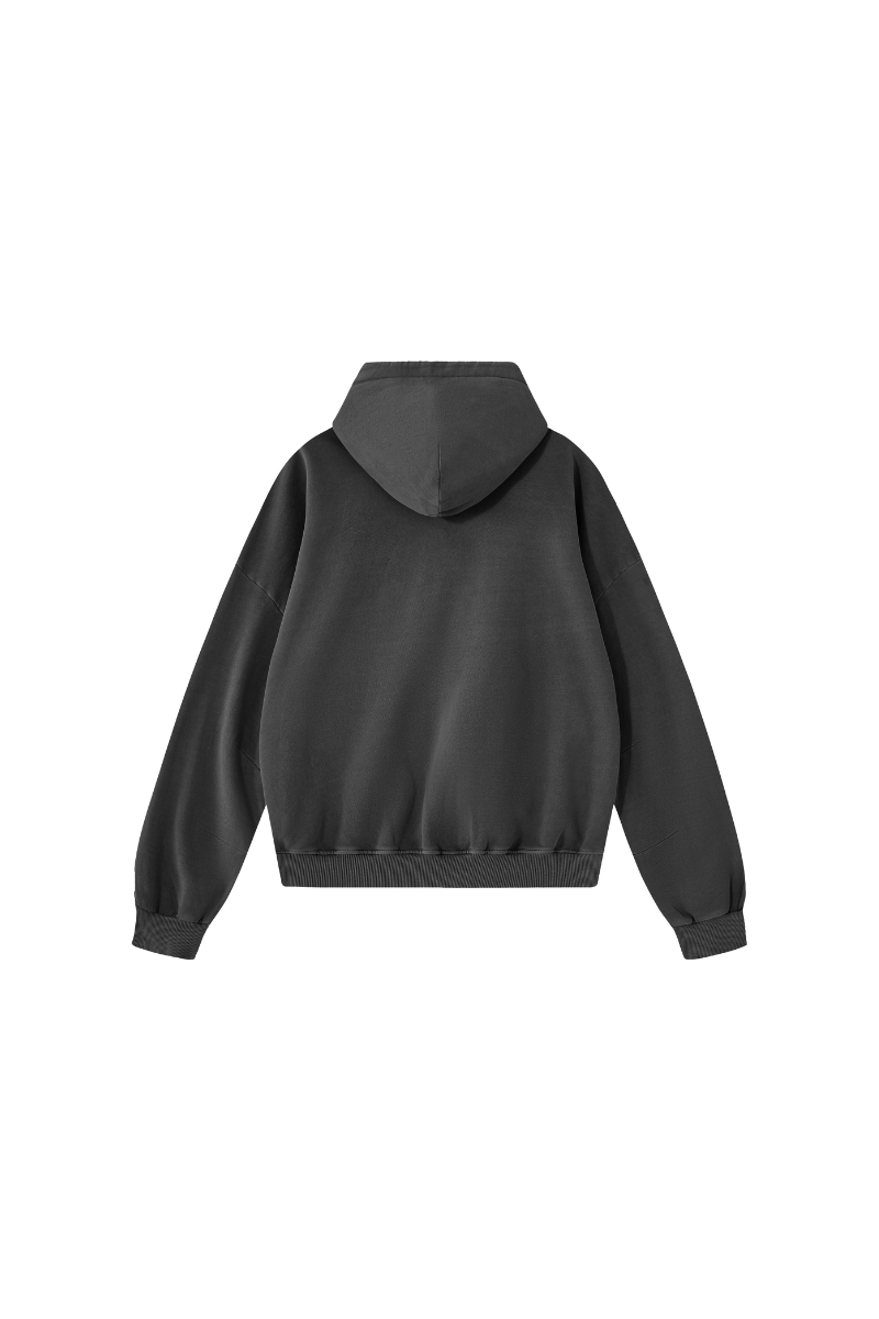 Unisex Fall 100% Cotton Kangaroo Pocket Washed Hoodies