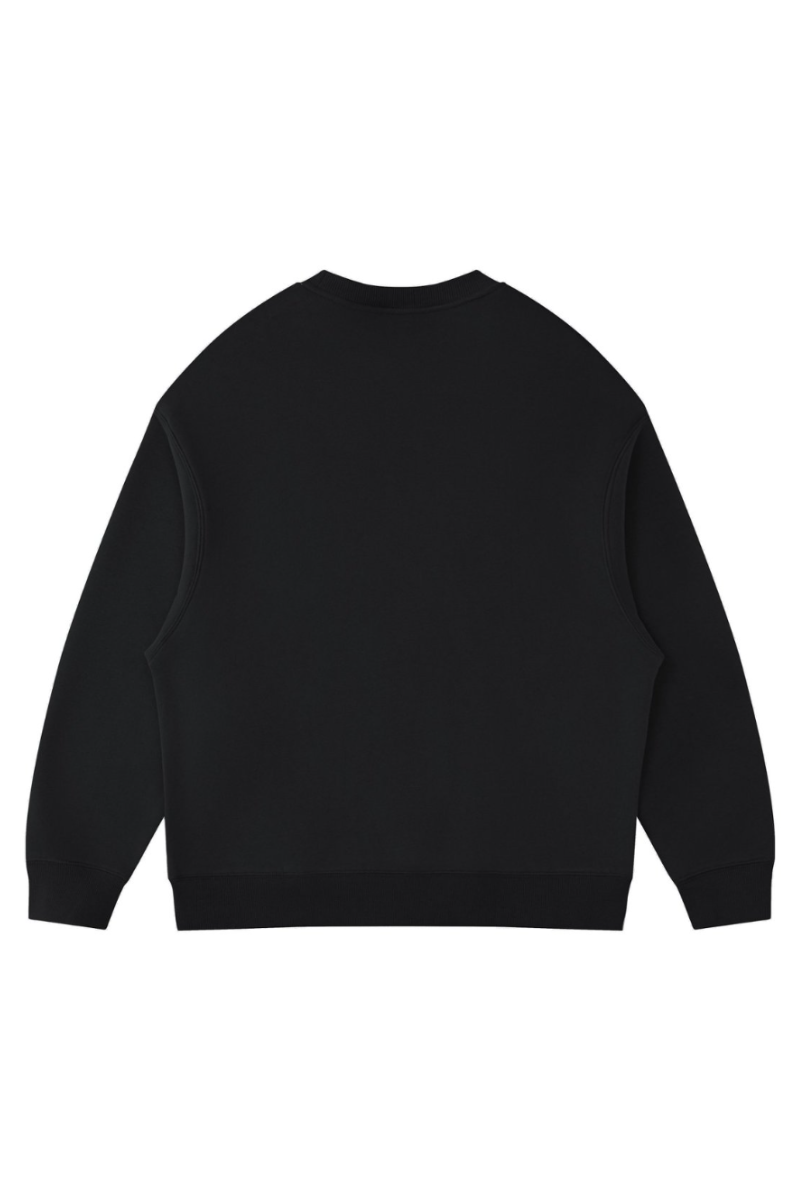 Men's Fall Fleece‑Lined Drop Shoulder Oversized Pullover