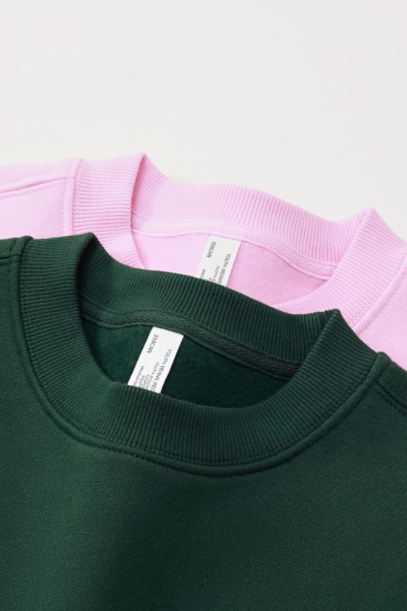 Men's Fall Fleece‑Lined Drop Shoulder Oversized Pullover