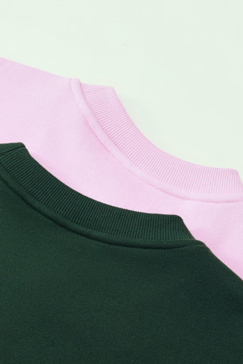 Men's Fall Fleece‑Lined Drop Shoulder Oversized Pullover