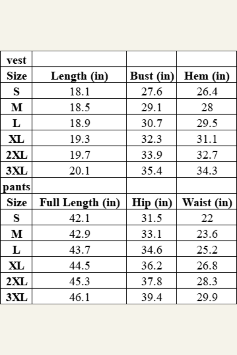 Plus Size Athletic Set :U-neckTank Top & Straight Leg Pants