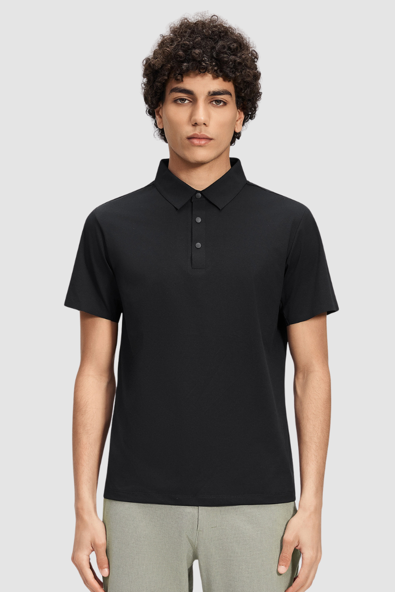 Men's Summer Breathable Polo Short-Sleeved T-shirt