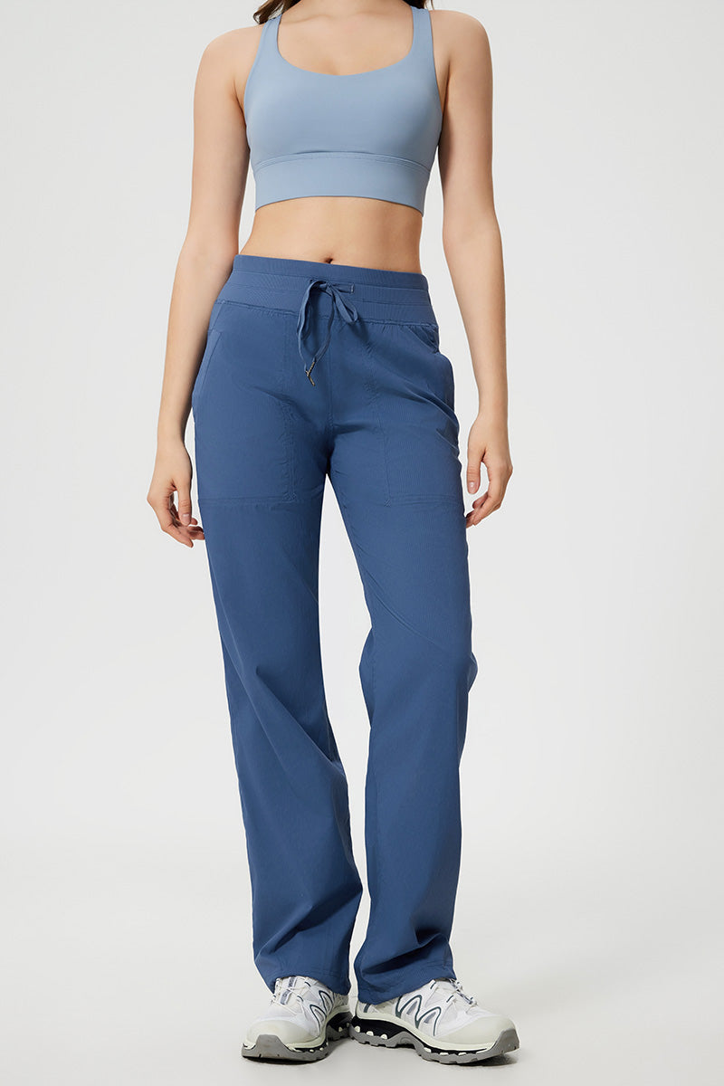 Women Straight Loose Quick Dry Breathable Commuter Running Sports Casual Fitness Yoga Pants
