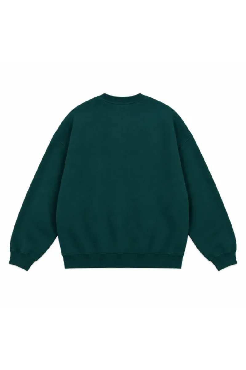 Men's Fall Fleece‑Lined Drop Shoulder Oversized Pullover
