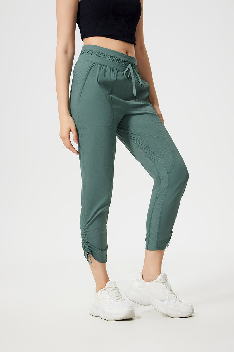 Women Straight Light Breathable Ice Feeling Slim Running Fitness Casual Sweatpants