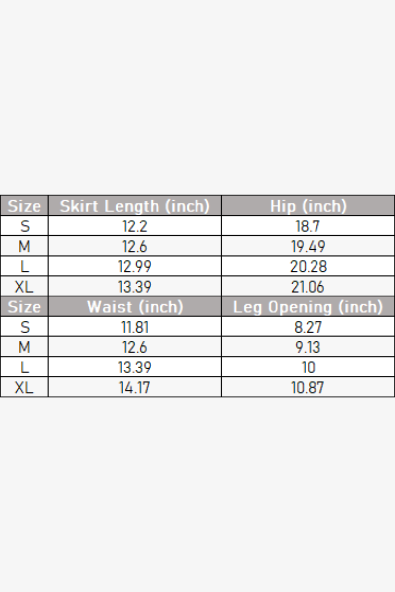 Women's Color-block Tie-waist Anti-exposure Sports Skirt