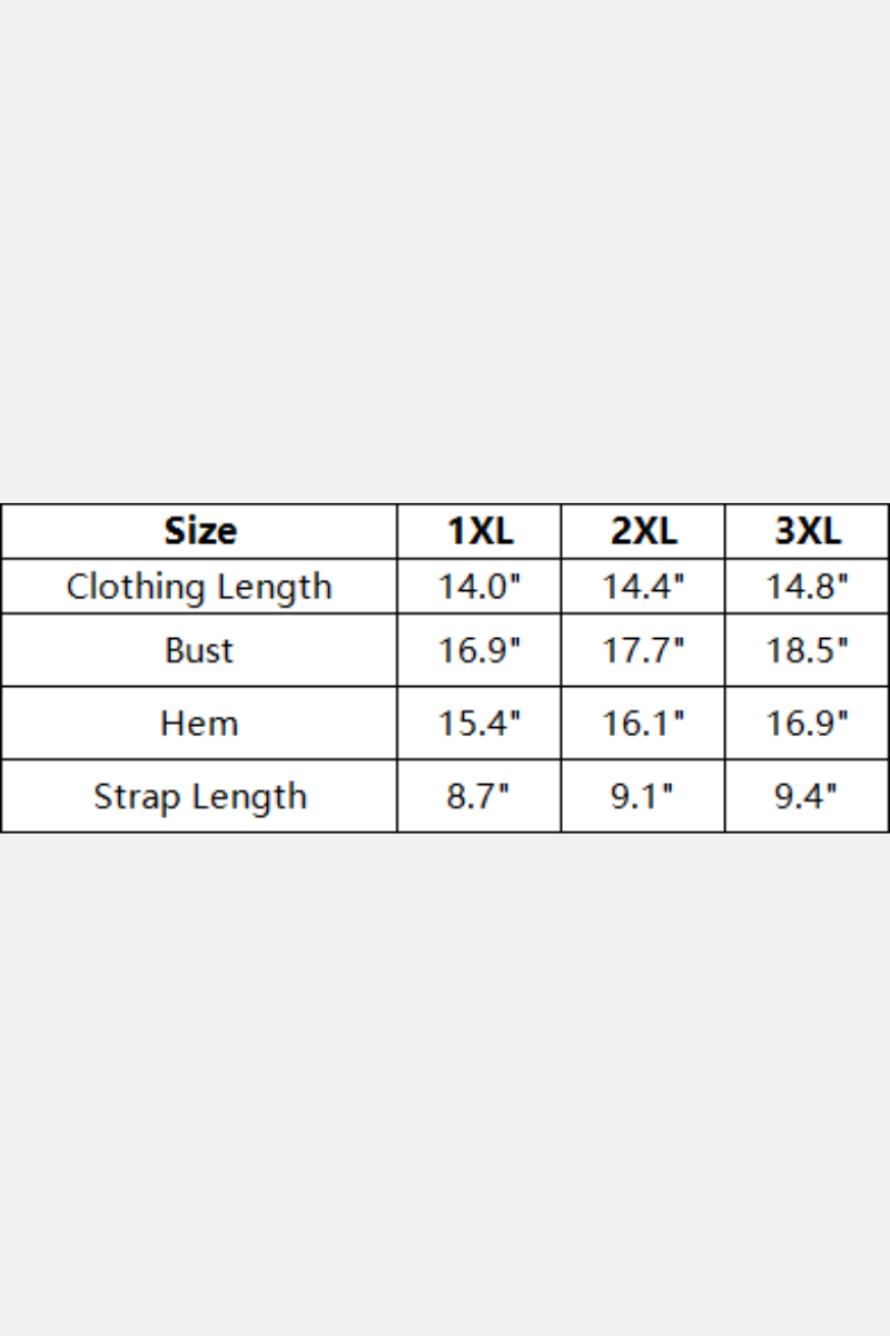 Plus Size Women's U-Back Cropped Tank Top with Built-in Pads