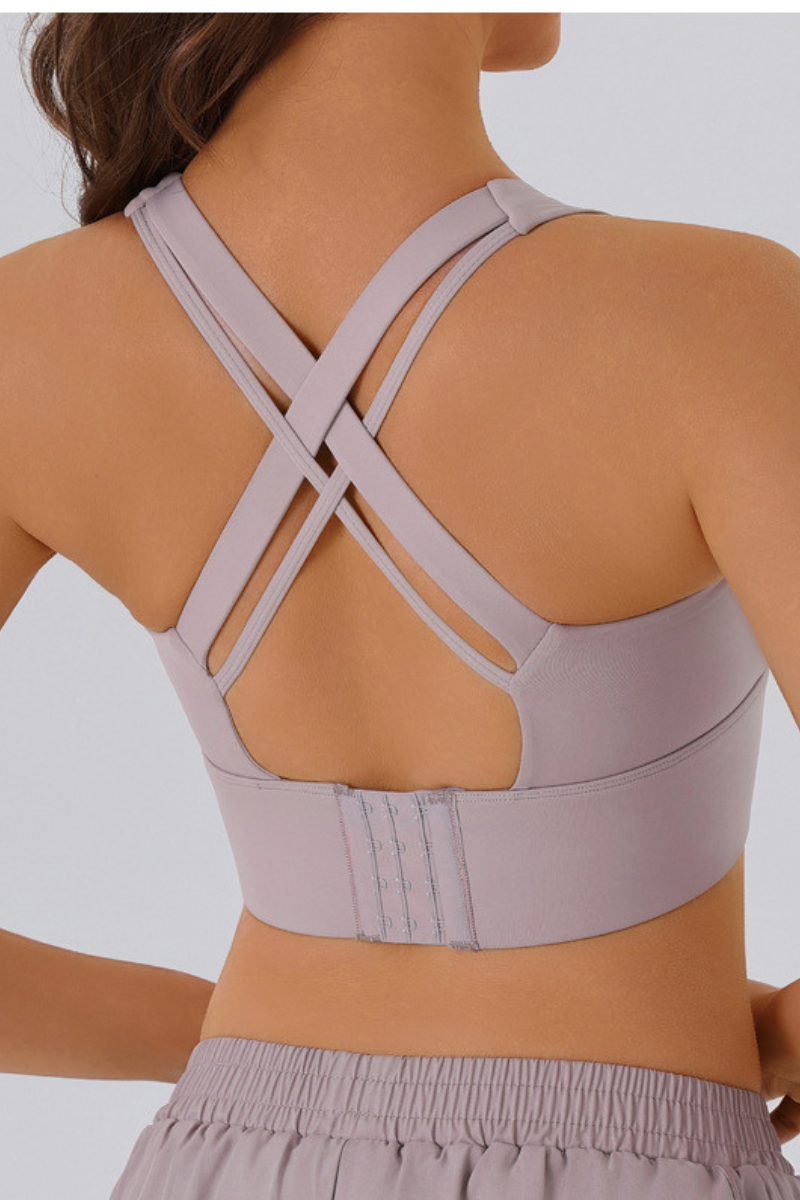 High-Impact Racerback Running Sports Bra