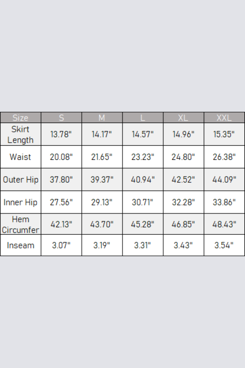Women's A-Line Anti-Chafing Quick-Dry Nude Sports Skirt