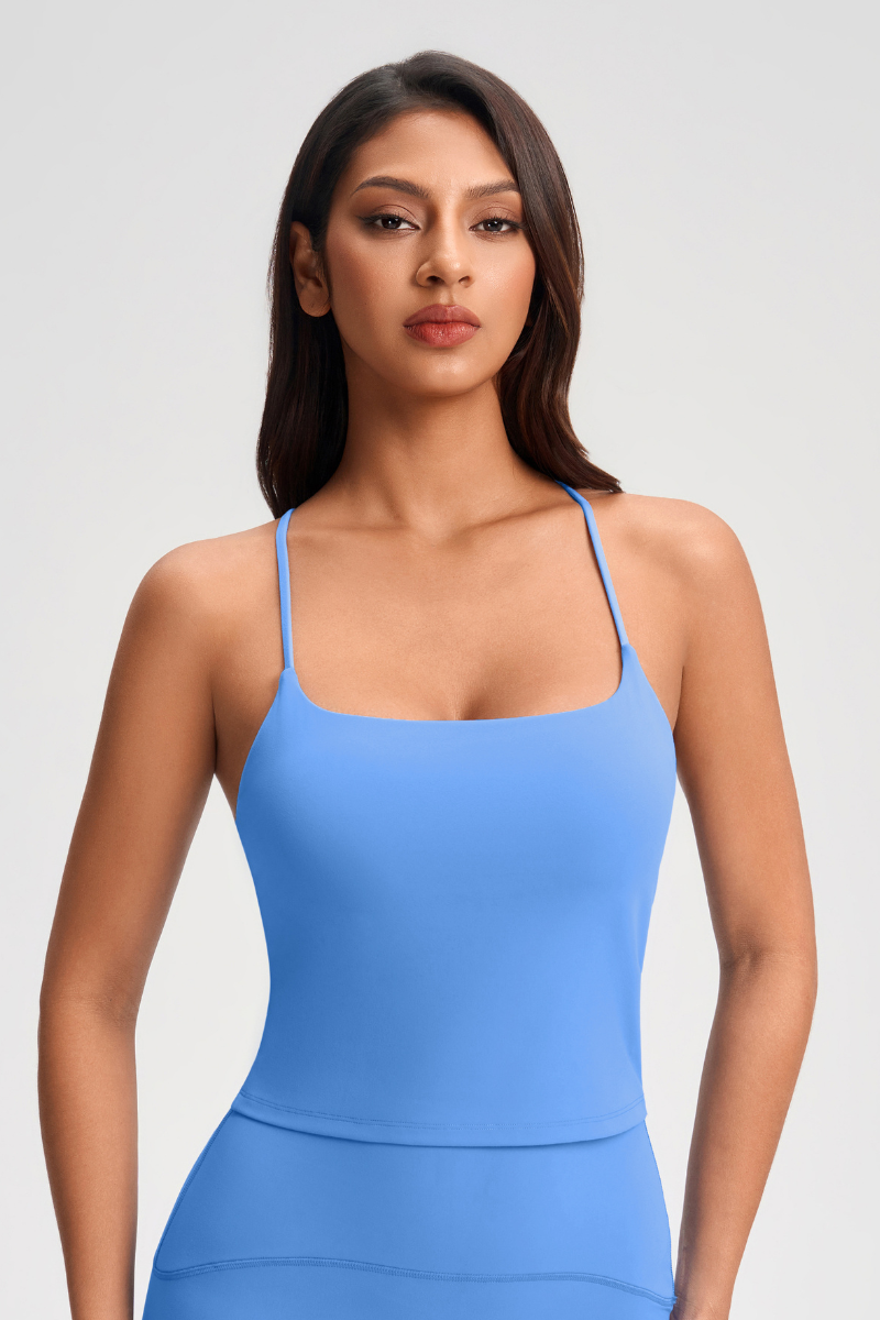 Women's Crisscross Back Athletic Tank Top