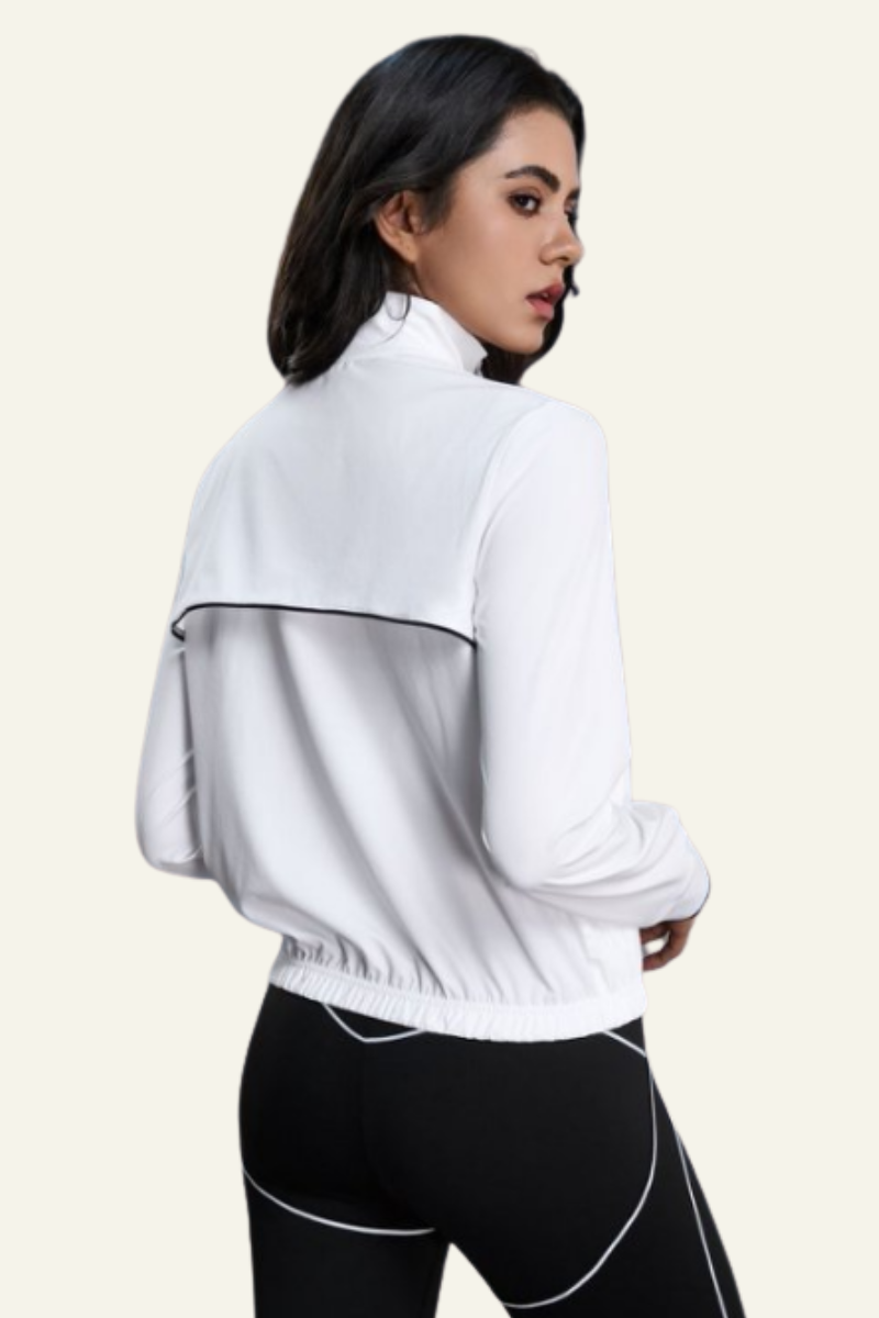 Women's Athletic  Windproof Stand-Collar Jacket