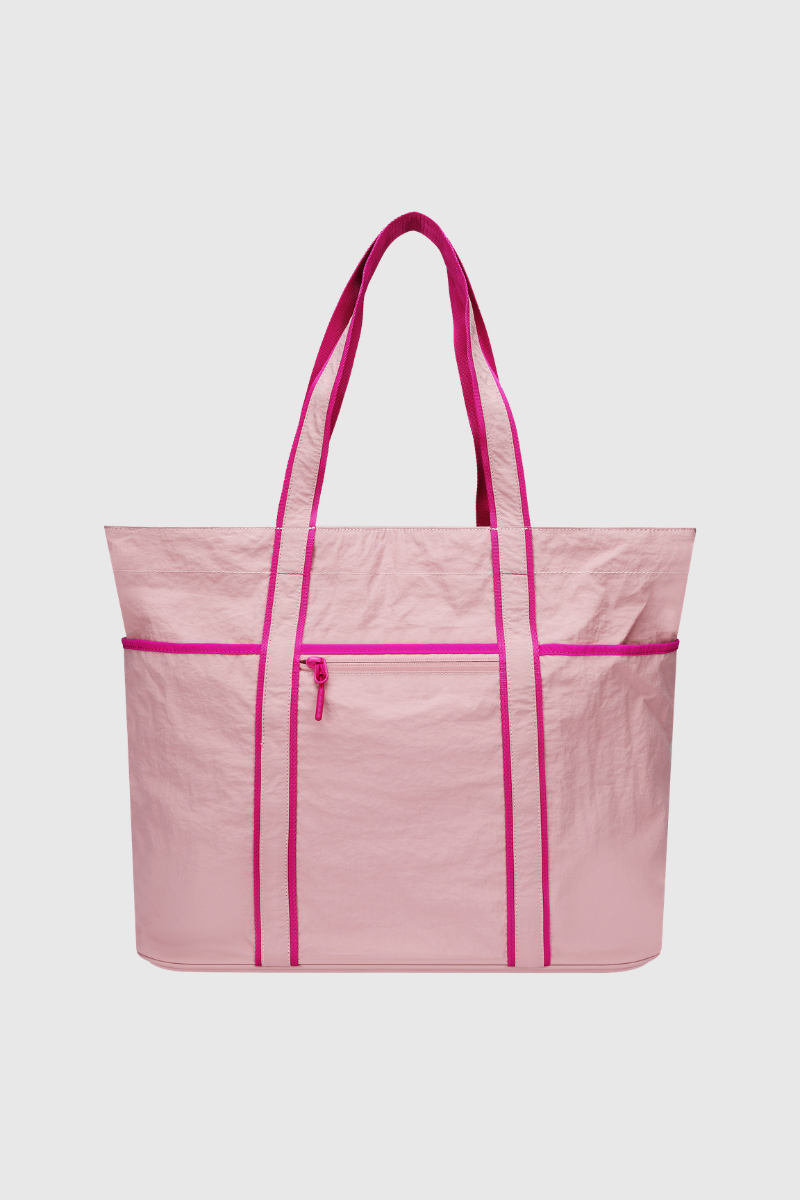 Portable Matching Color-Block Single-Shoulder Sports Bag