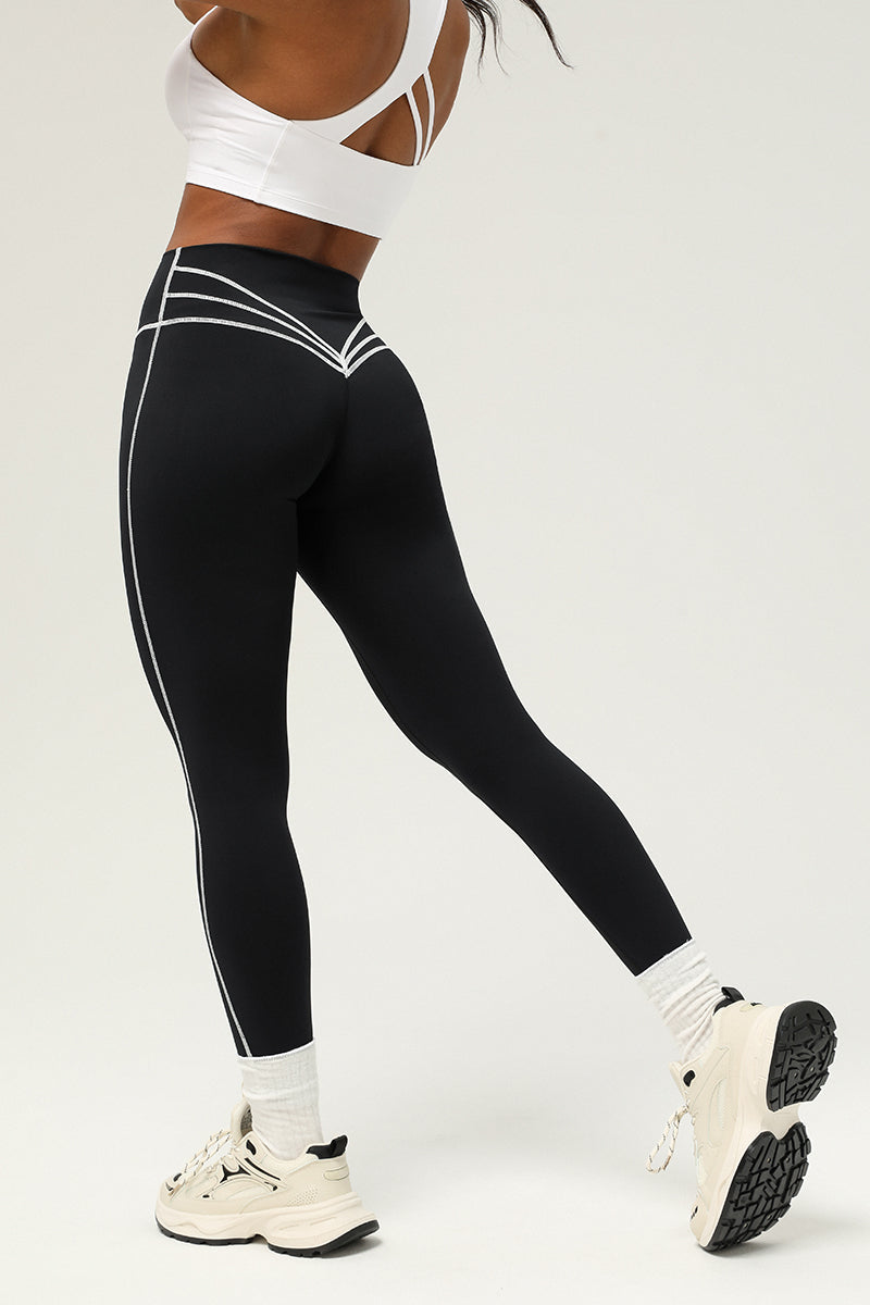 Women Nude High Stretch Sports Yoga Leggings