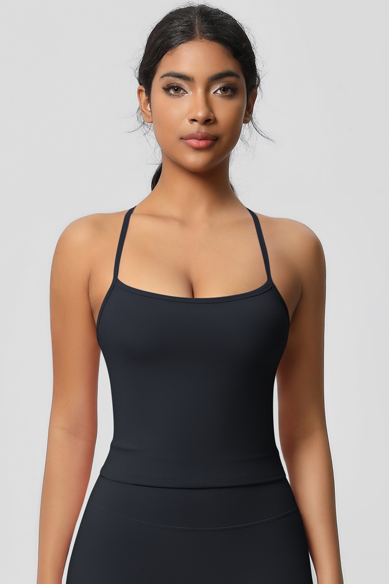 Women's Athletic Y‑Back Cami Yoga Tank Top