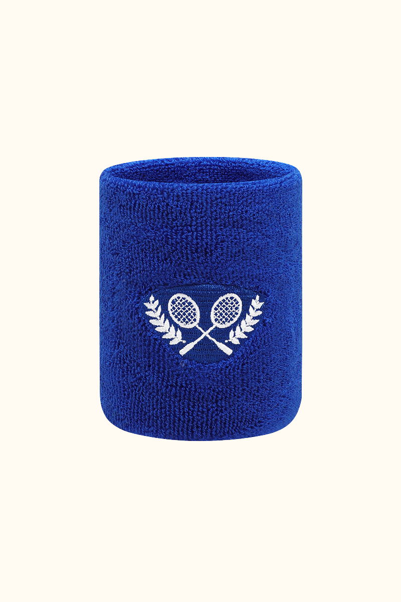 Sports Embroidered Sweat Absorbent Tennis Wristbands