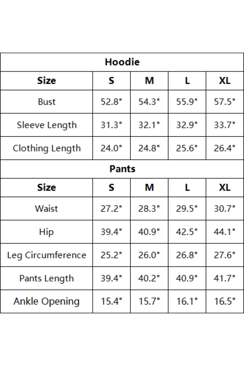 Unisex Fall Set:Relaxed Fleece Hoodie And Sweatpants