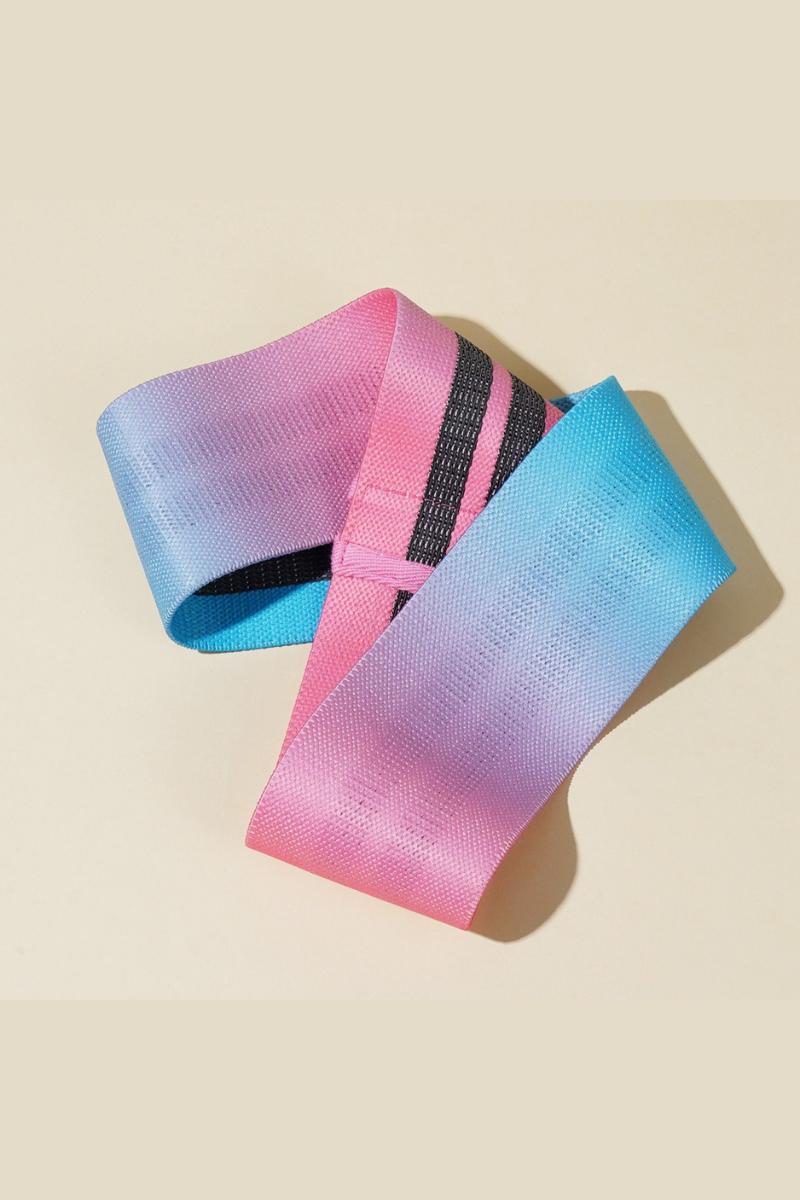 High Elastic Nylon Resistance Band for Home Fitness & Yoga