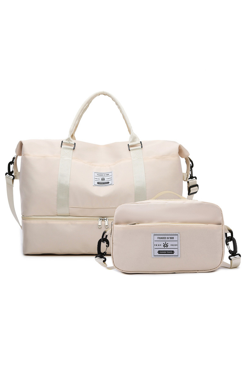 Women Multi-Functional Gym Bag and Small Pouch 2-Piece Set