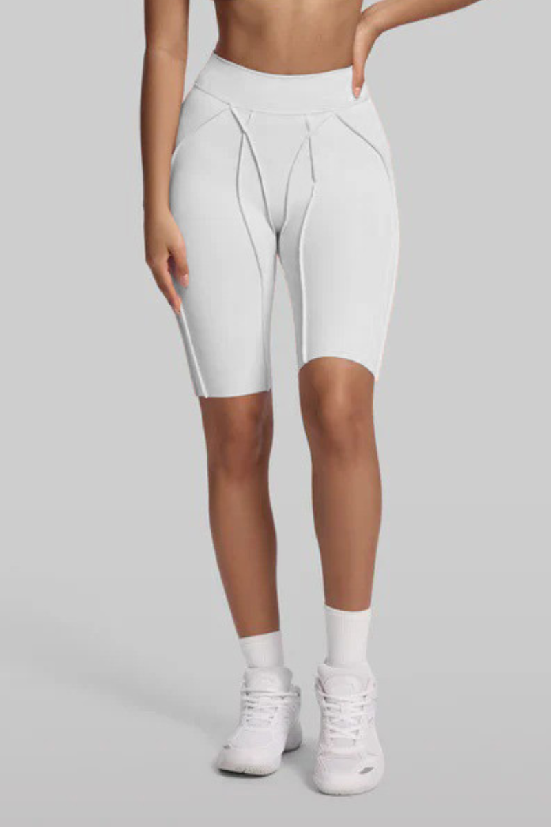 Women's High-Waisted Seam Detail  Naked Feel Yoga Shorts
