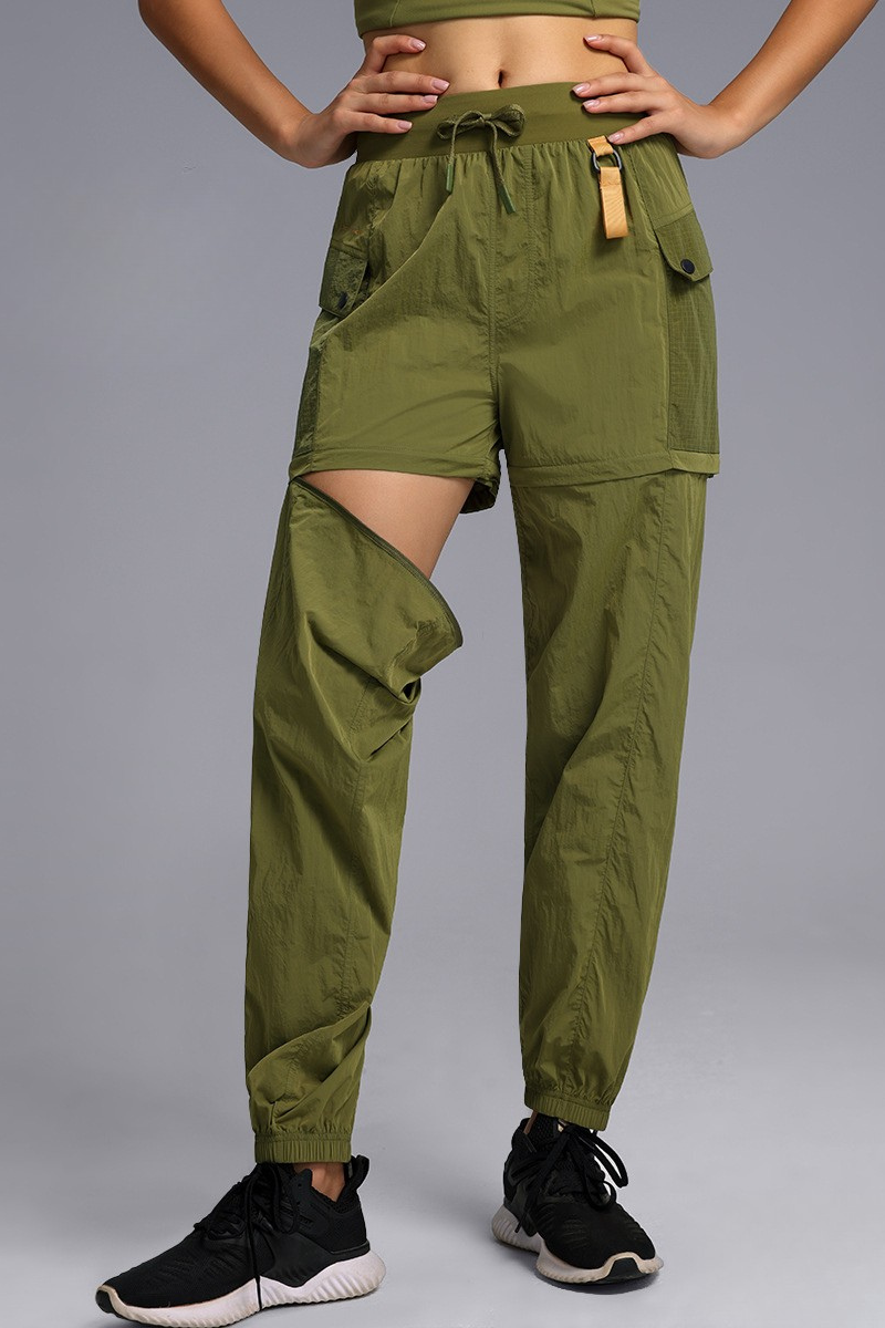 Women's Convertible 2-in-1Quick-Dry Drawstring Cargo Pants