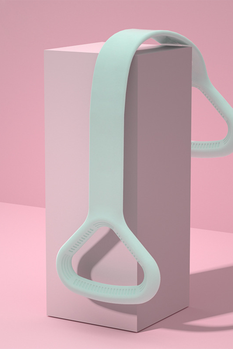 Shoulder Toning Stretch Strap with Thickened Silicone Resistance Puller